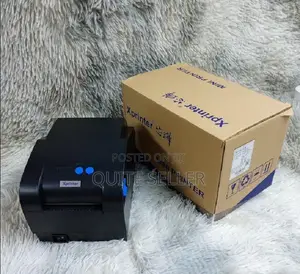 Direct Thermal Barcode Label Printer High Quality Double