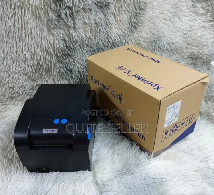 Direct Thermal Barcode Label Printer High Quality Double
