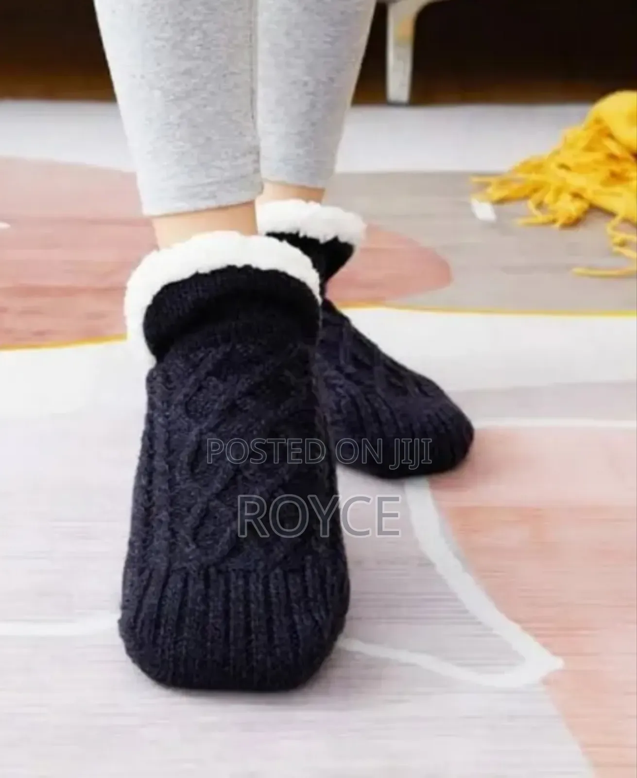Indoor Anti- Slip Thermal Socks - Pair