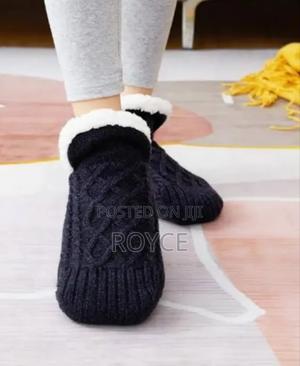 Indoor Anti- Slip Thermal Socks - Pair - thumbnail 2
