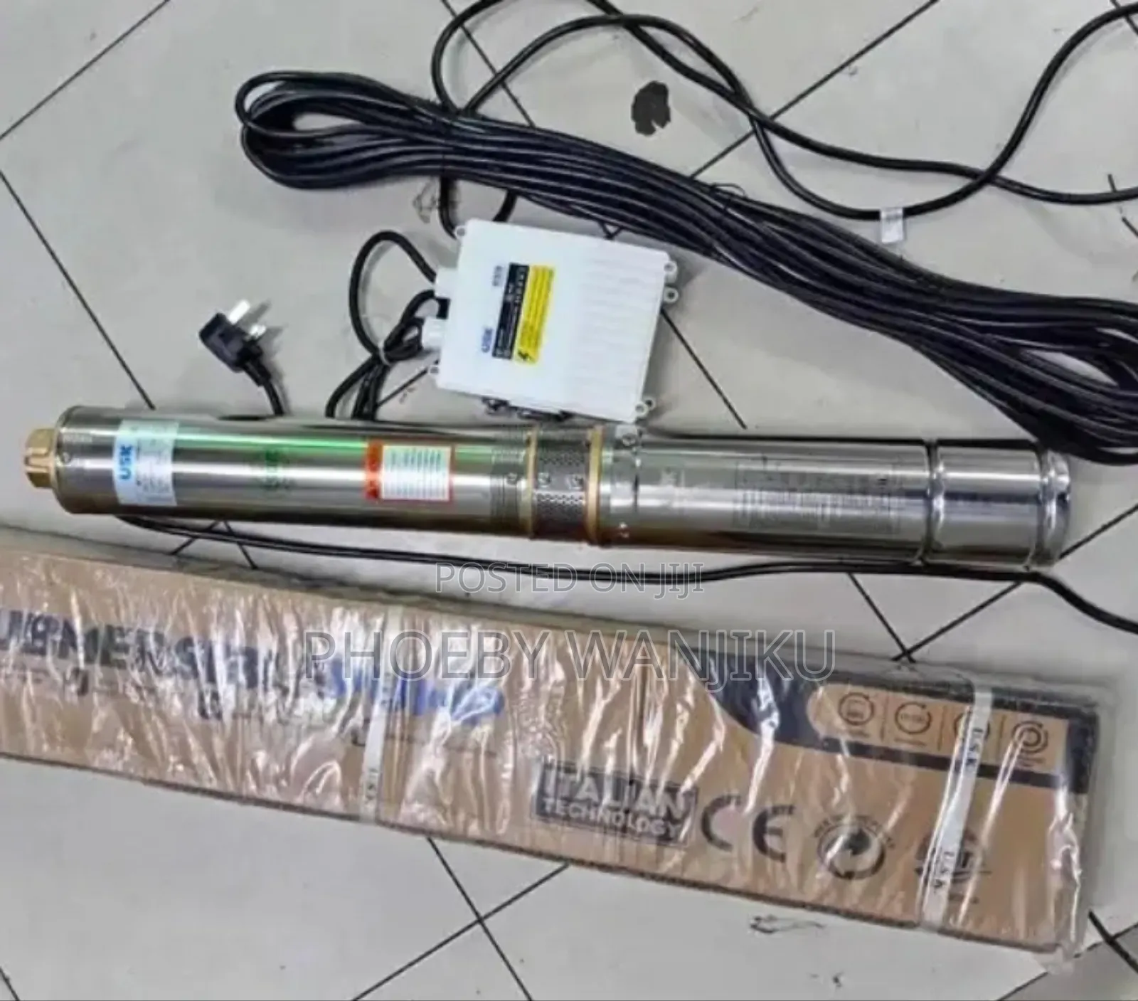 Usk Submersible 1hp Water Pump