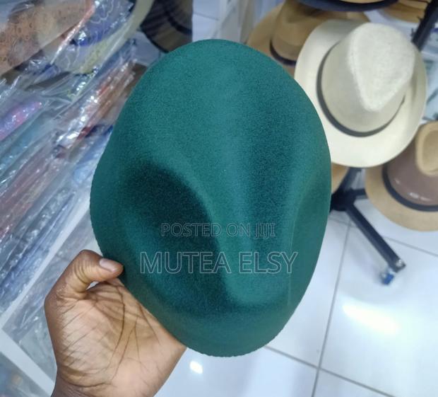 Yellow Emalard Green Fez Hats - main view