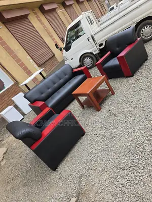 5-Seater Waiting Executive Leather Sofa