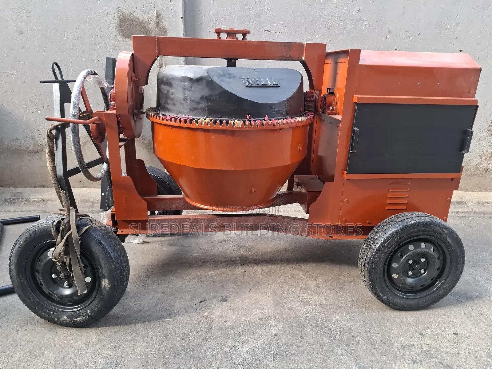 Diesel Powered Titan Concrete Mixer 500ltrs Drum Capacity