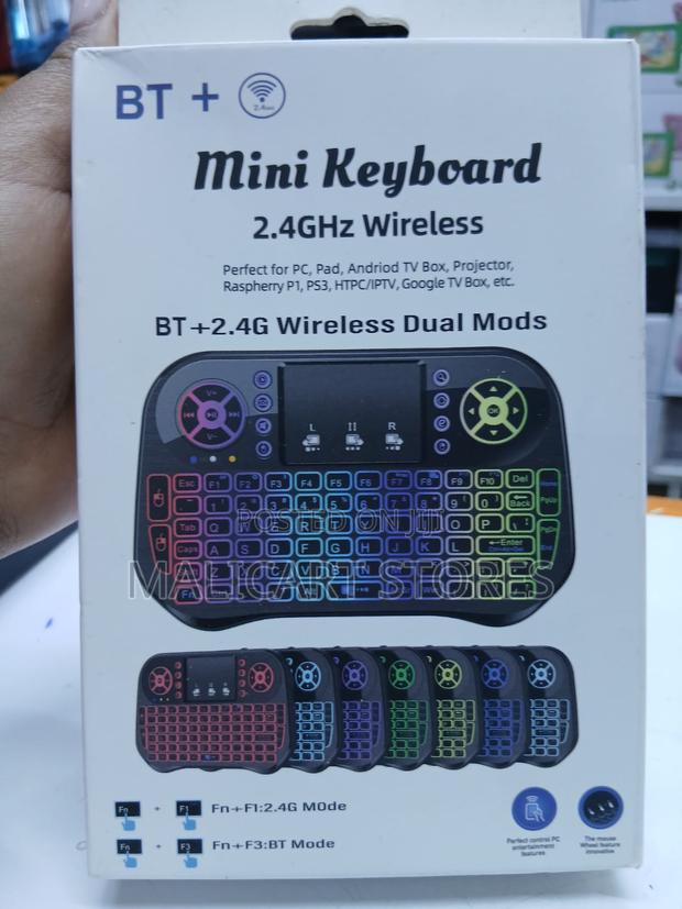 Mini Keyboard 2.4ghz Wireless (Bluetooth + 2.4g Wireless Dual Mods)