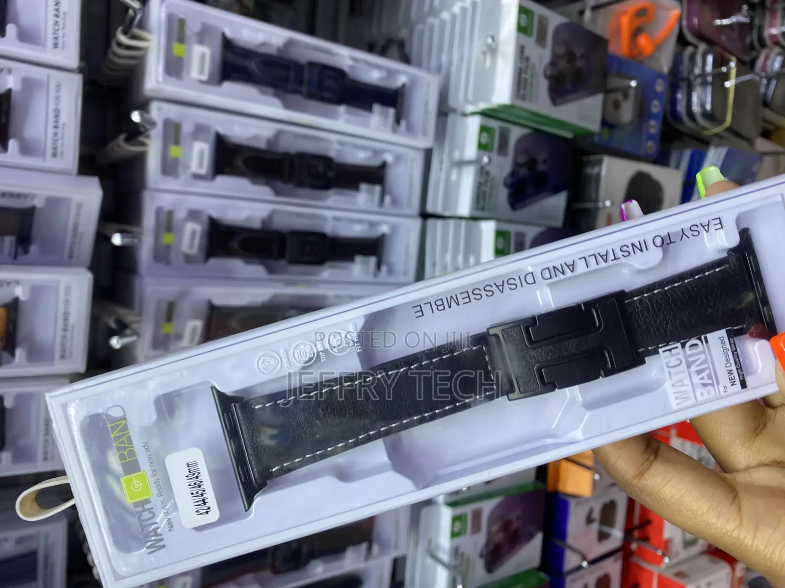 Ower Leather Bands for Apple Watch 42 44 45 49mm Straps