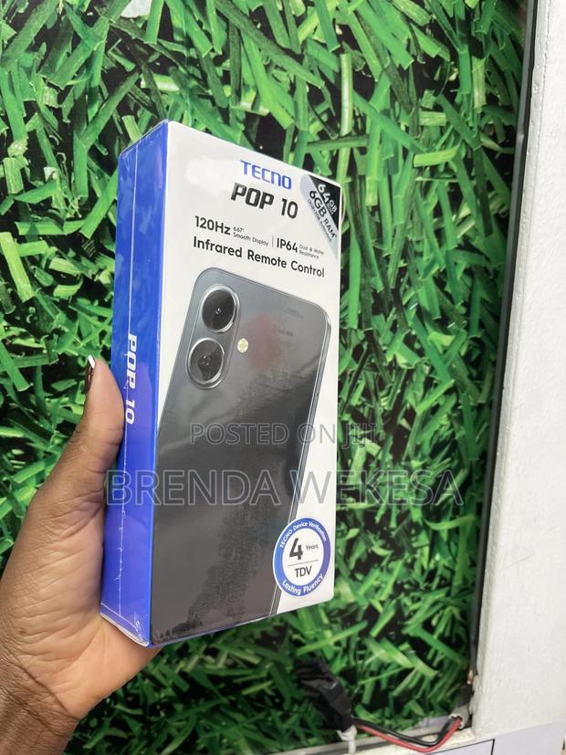 New Tecno Pop 10 64 GB Black - thumbnail 3