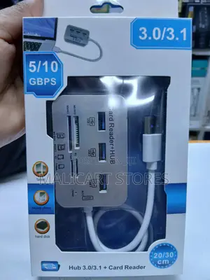 3 Port Usb 3.0 Hub With Card Reader