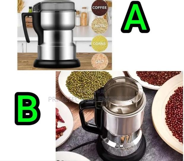 Stainless Coffee Grinder. - main view