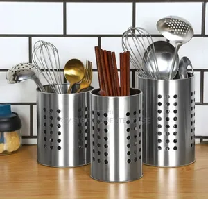 Stainless Steel Cutlery Holder.