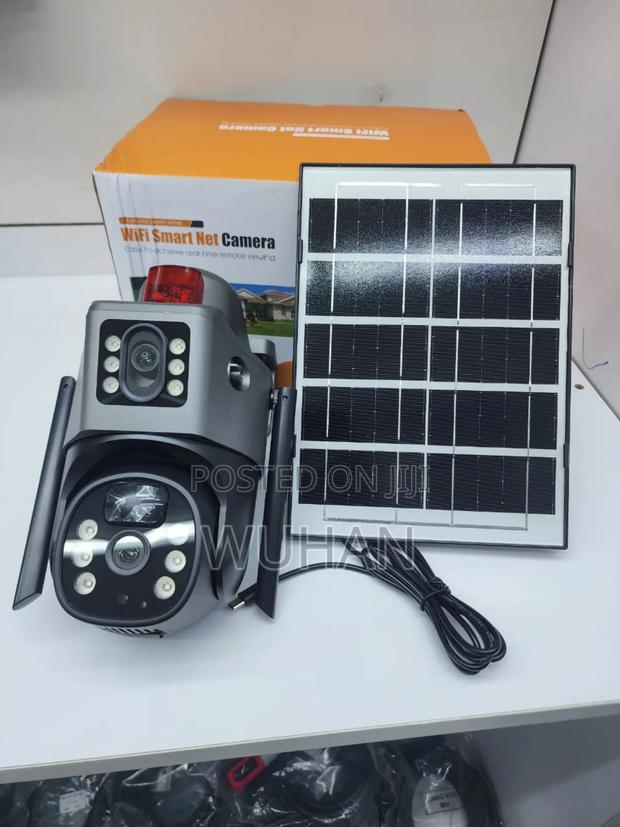 4g Solar Camera Two Lenses Remote Surveillance