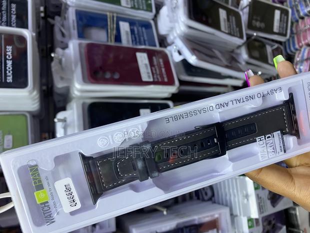 Sunf Leather Straps for Apple Watch Strap 42 44 45 49mm Straps - thumbnail 3