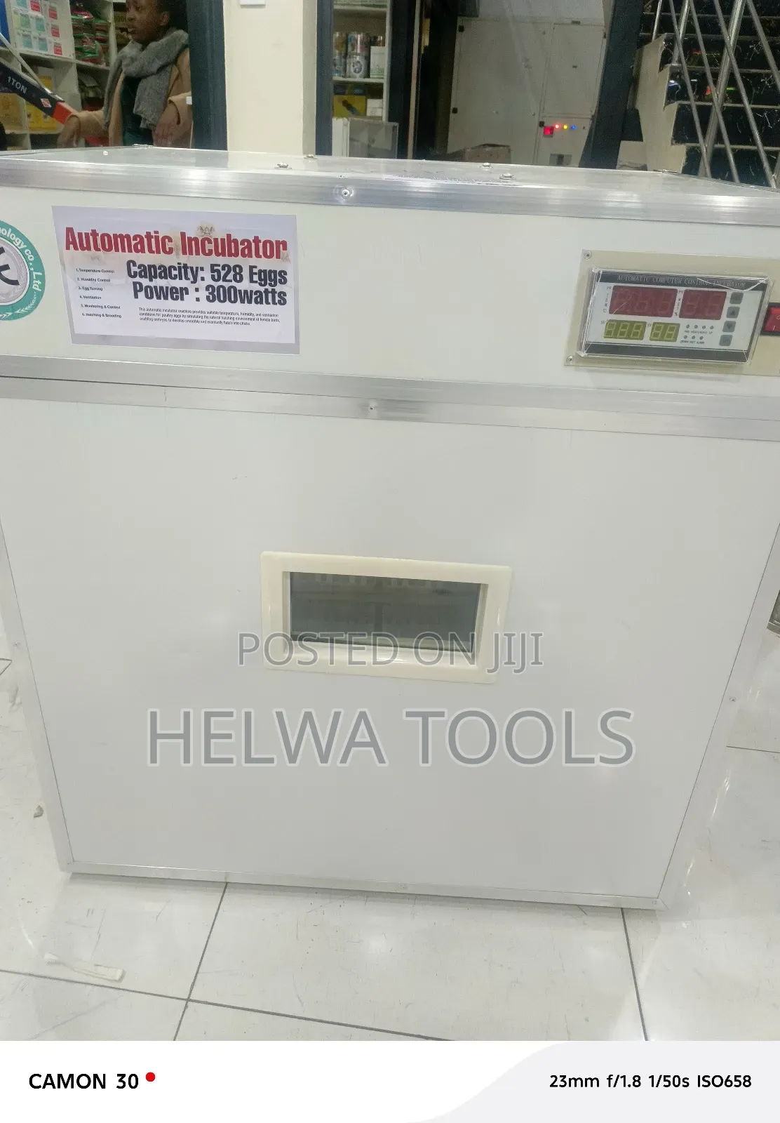 Automatic Capacity 528 Eggs Incubator, 300 Watts