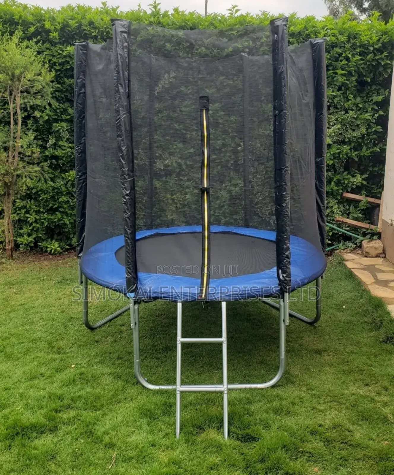 6ft Trampoline With Ladder & With Safety Enclosure Net, Outdoor