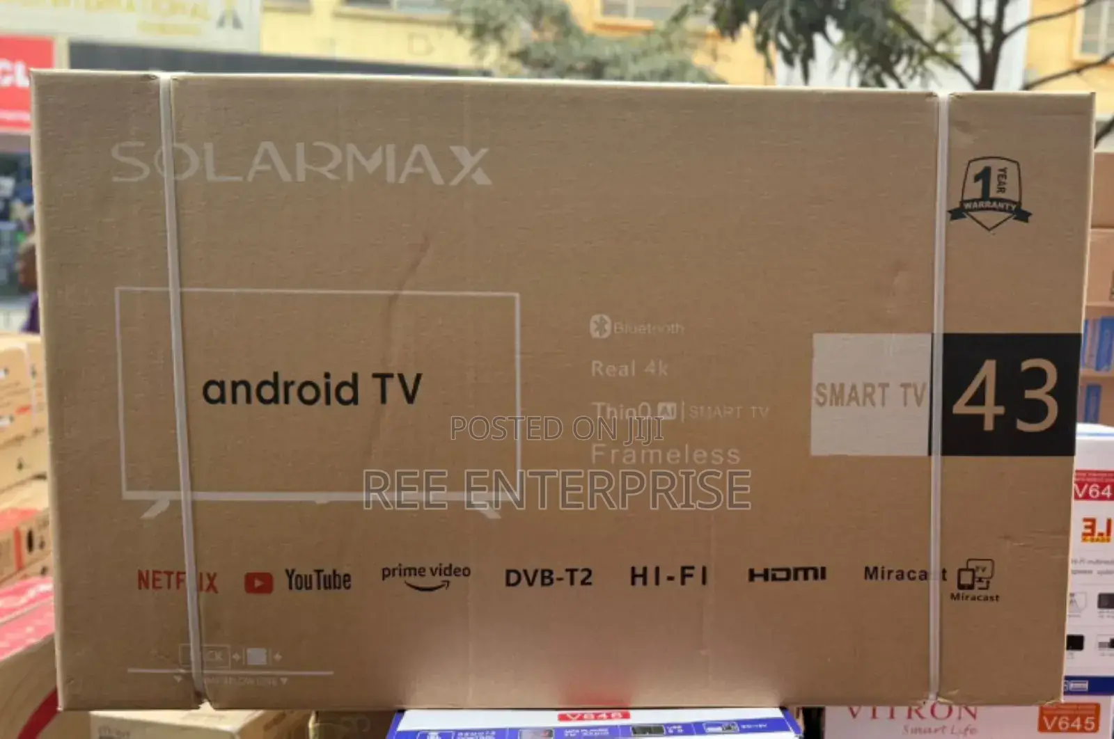 Solarmax 43inch Brand New Tv