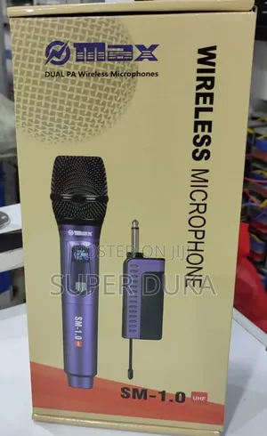 Microphone.Dual Pa Wireless Omax Sm-1.0 System