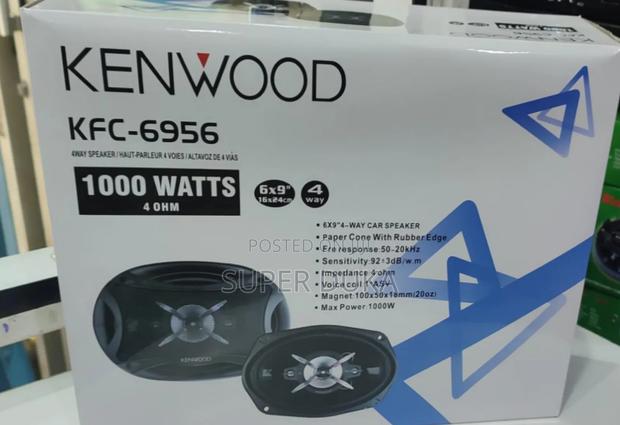 1000w Kenwood KFC-6956 6x9" 4-Way Car Speaker.Mid Range