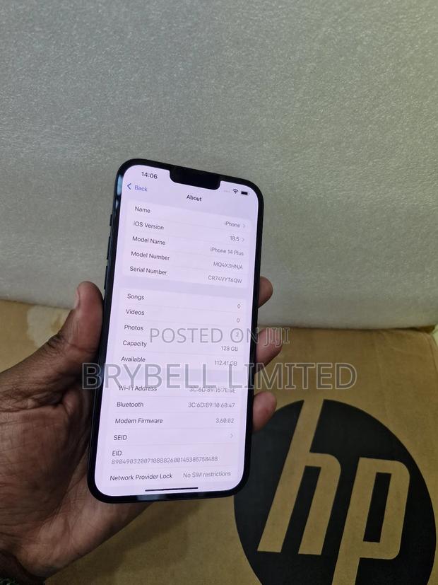 Apple iPhone 14 Plus 128 GB Black - thumbnail 3