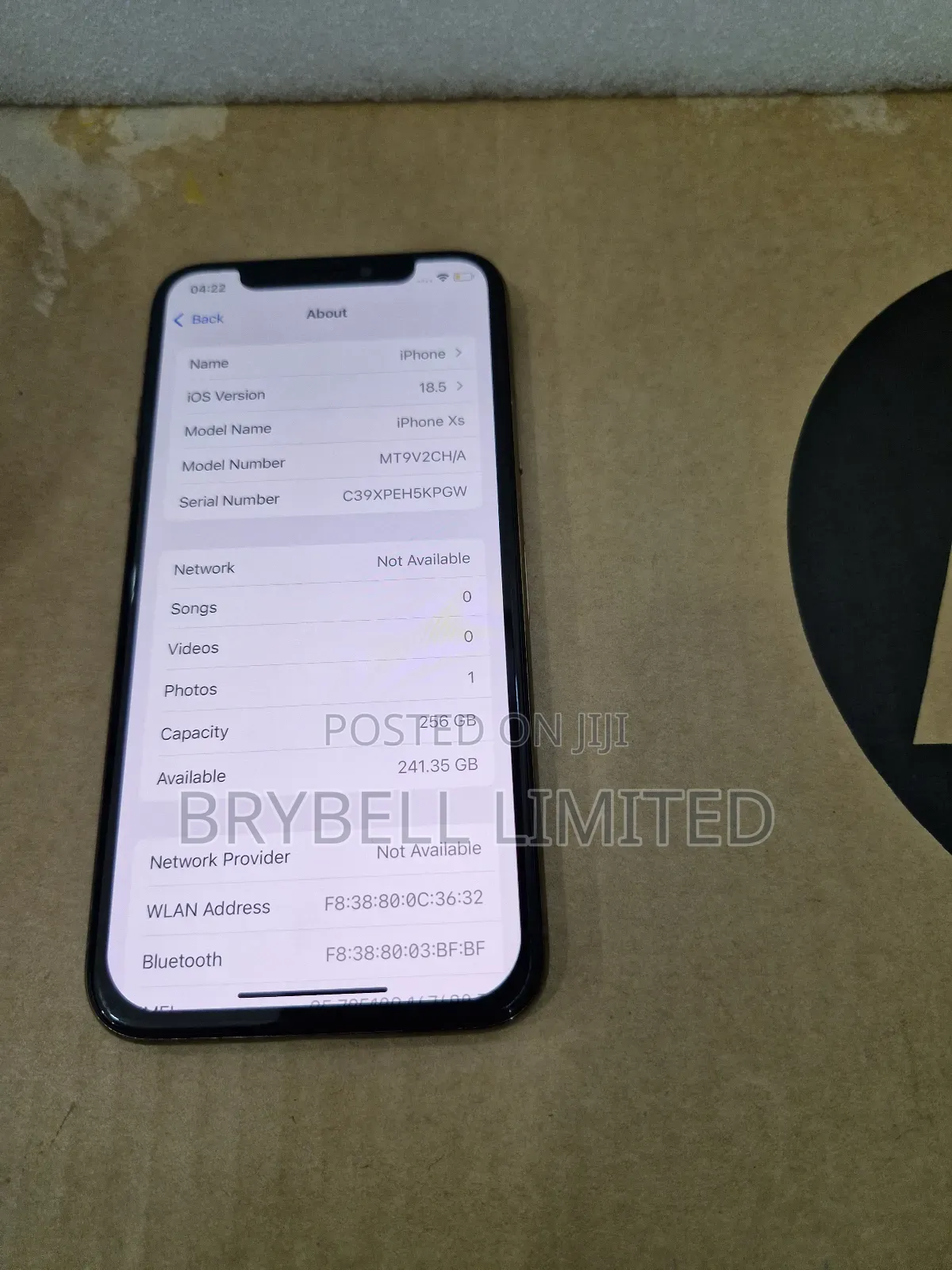 Apple iPhone XS 256 GB Gold