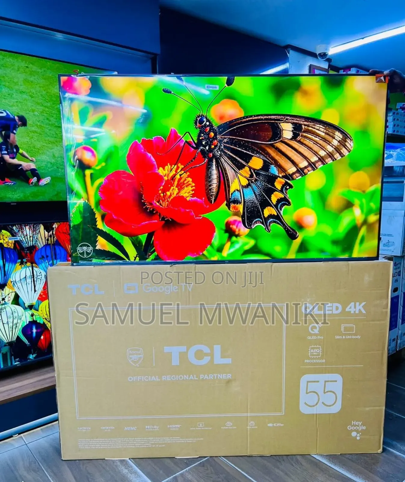 TCL 55′′ Qled Pro Classic Uhd Google Tv Latest Model