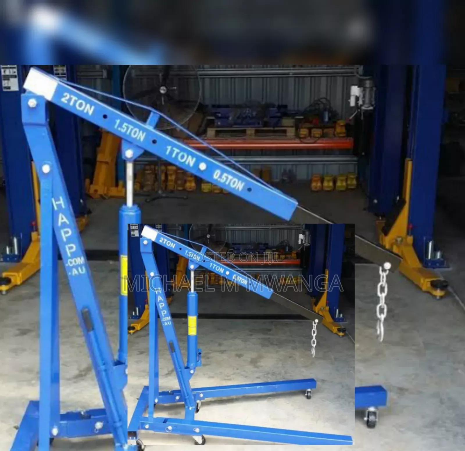 Powerful Precision Engine Crane