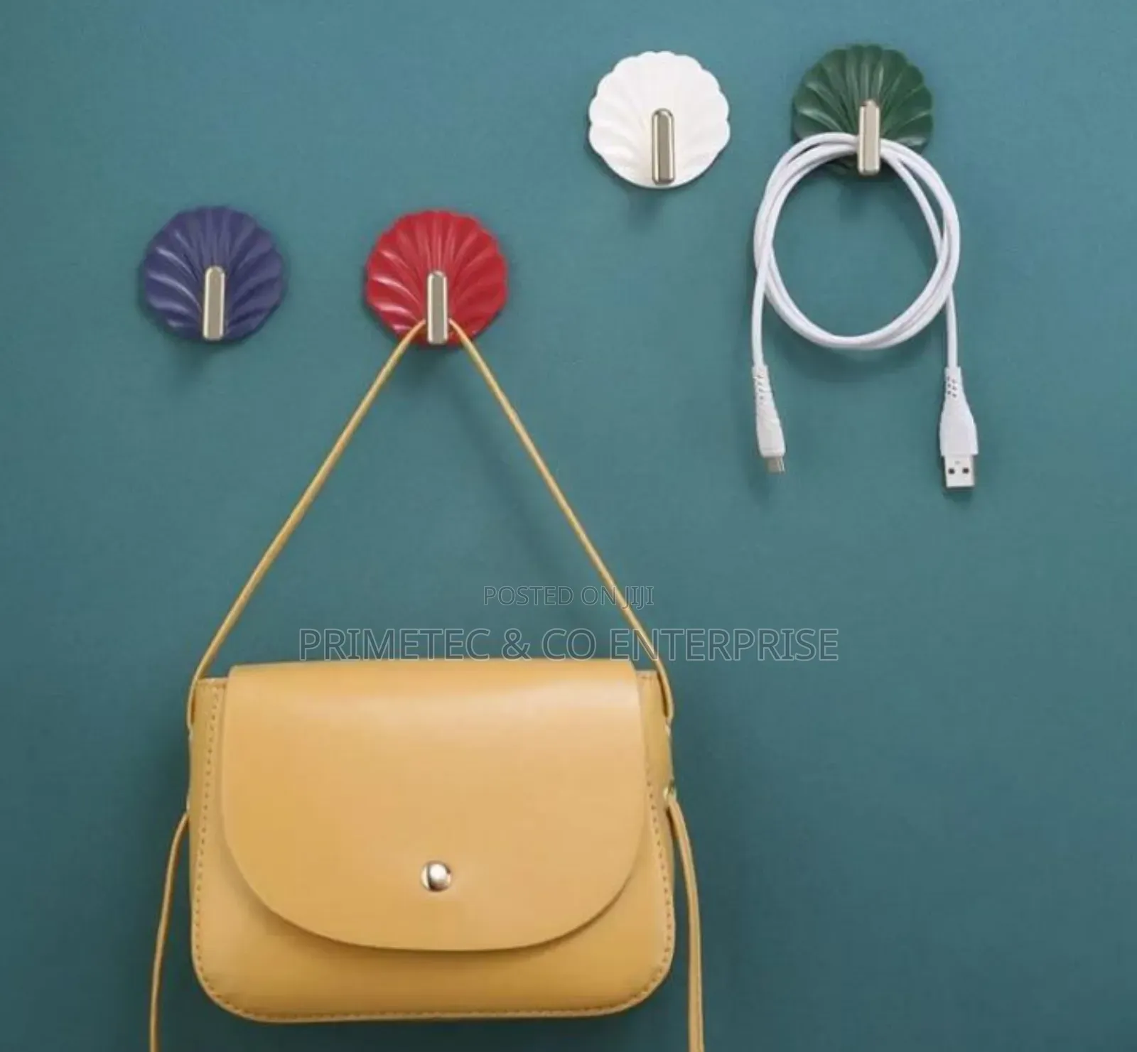 4pcs Punch-Free Wall Hanging Hooks