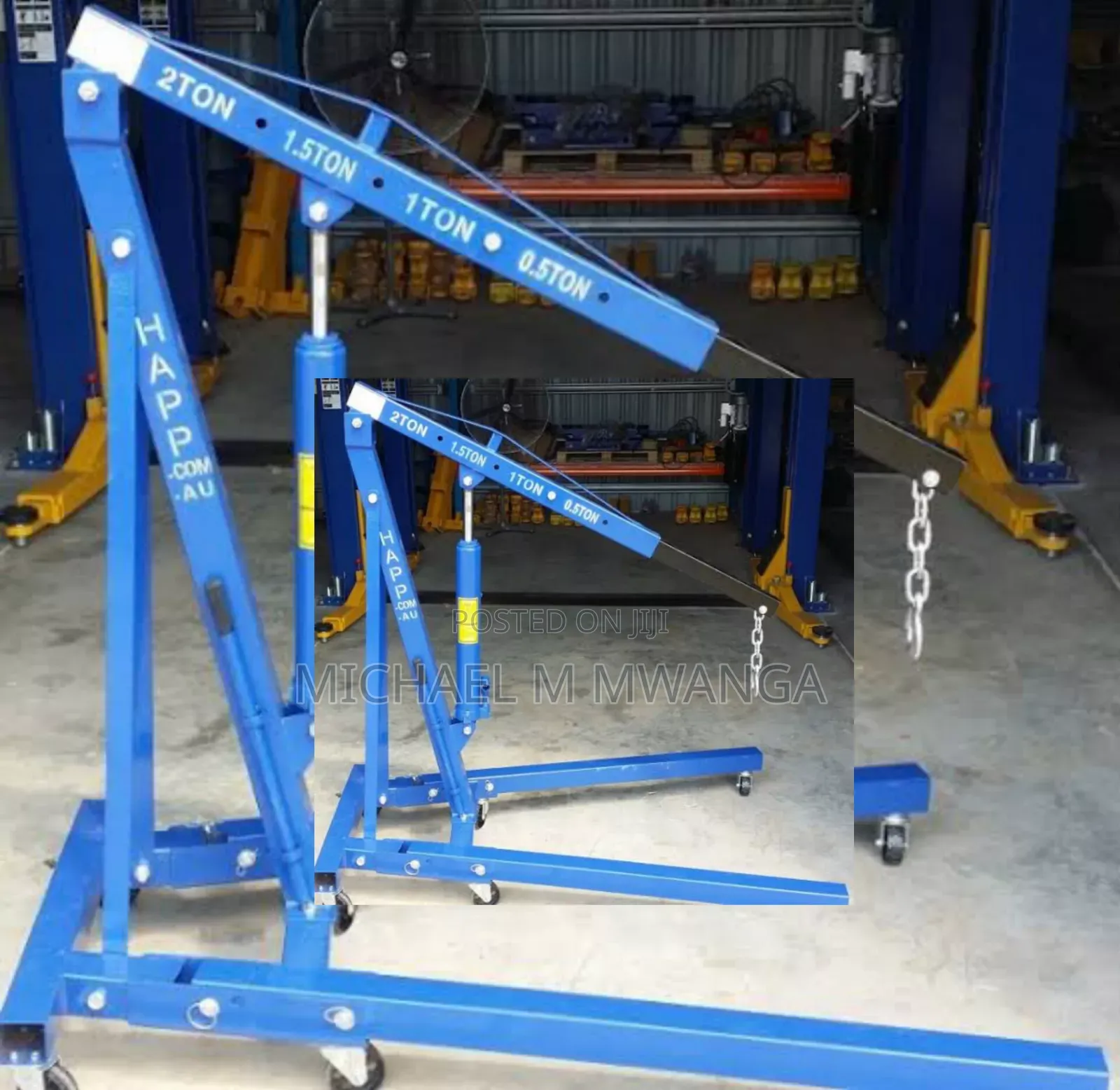 Wear Resistance Engine Crane 2t