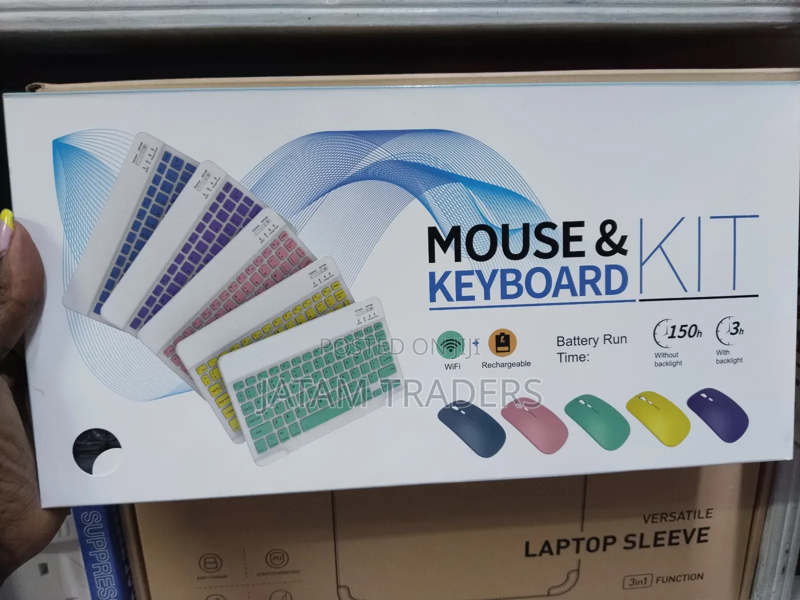 Wireless Mouse and Keyboard Kit Combo