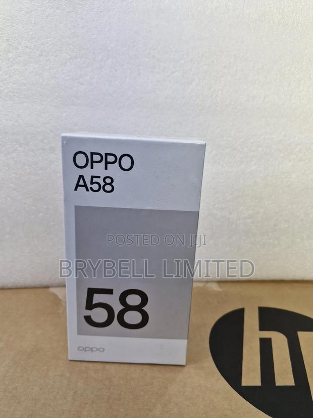 New Oppo A58 128 GB Black - main view