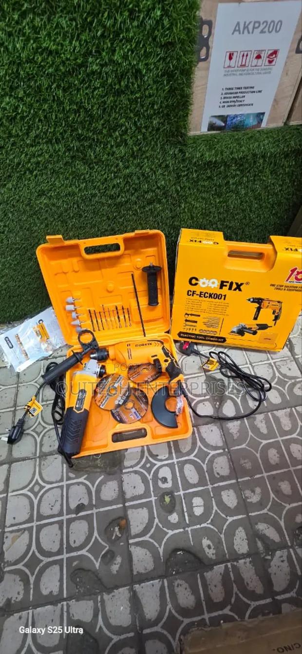 Electric Combo Set/ Industrial Coofix Grinder+Drill - main view