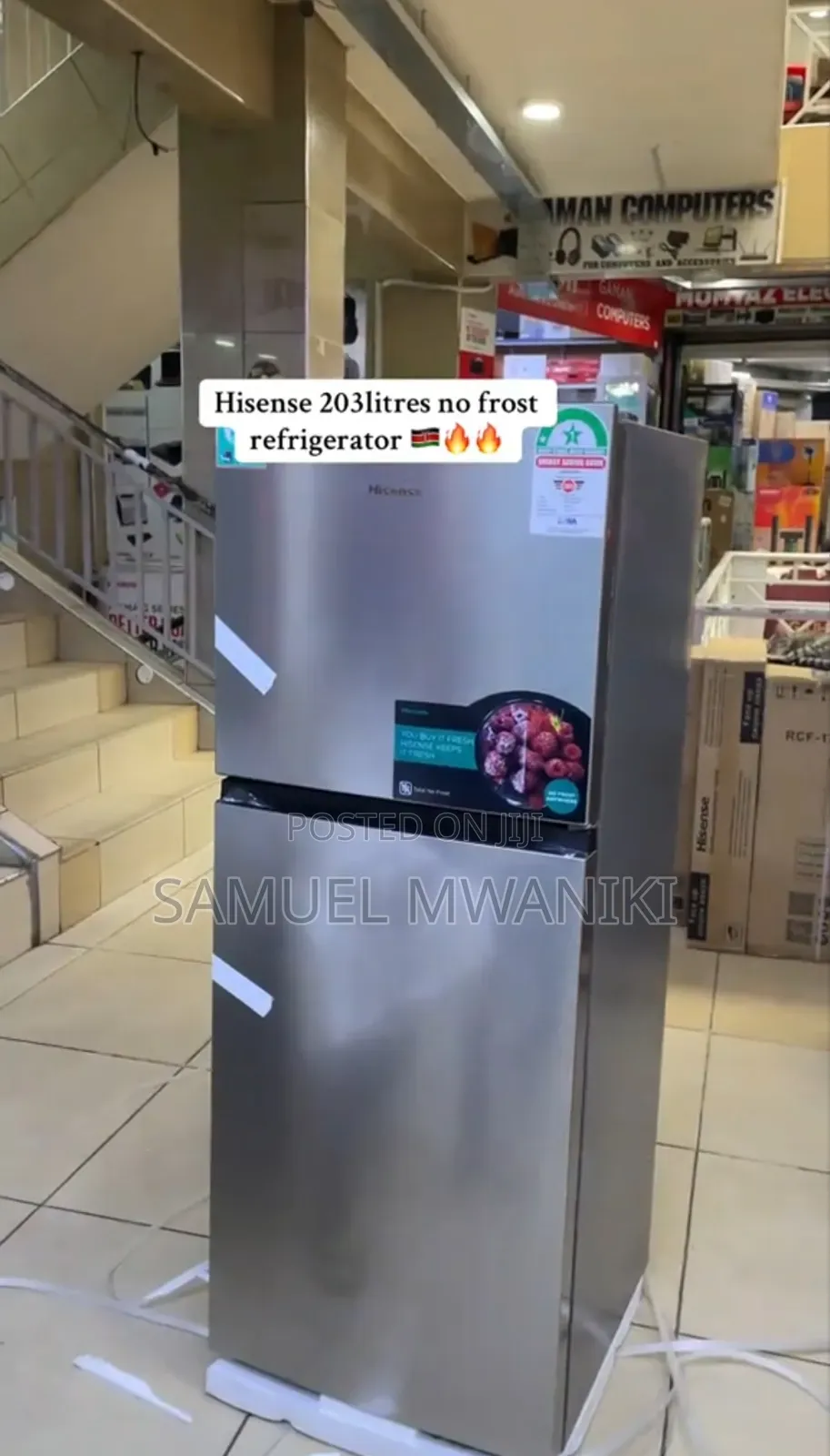 Hisense 320 Liters Double Door Fridge No Frost Ref320dr New Model