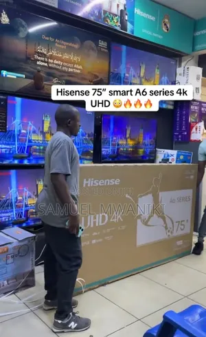 Hisense 75" Smart Uhd Frameless Tv Frameless Latest Model