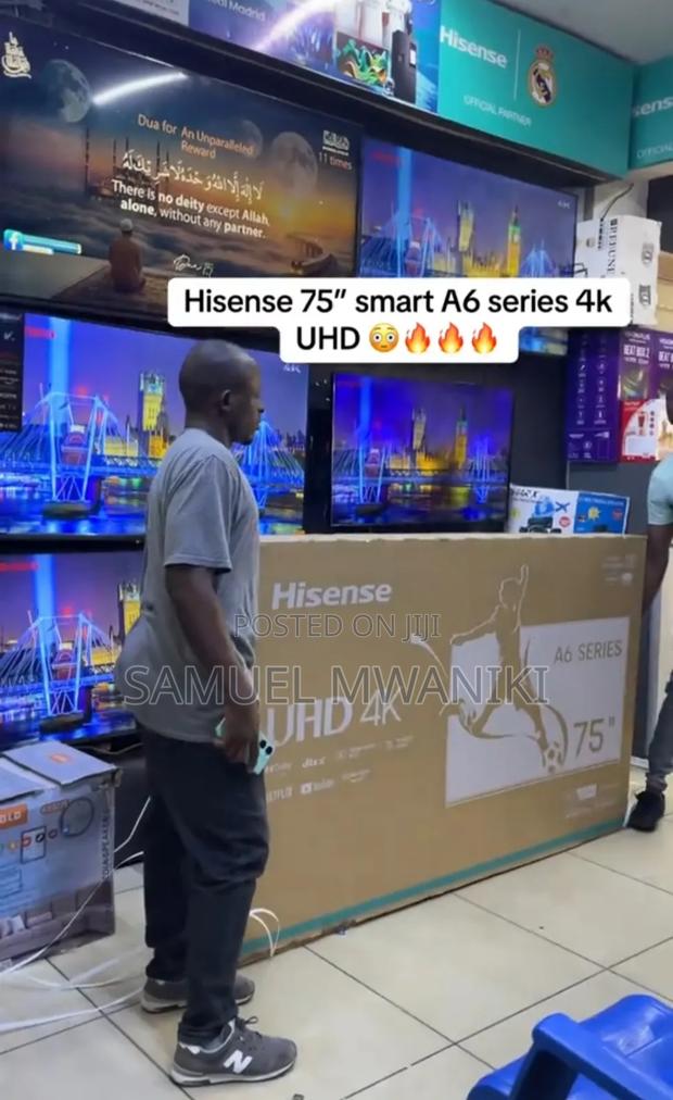 Hisense 75" Smart Uhd Frameless Tv Frameless Latest Model