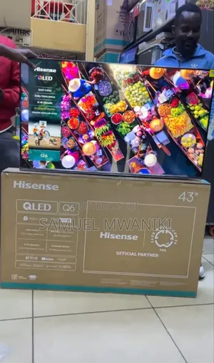 Hisense 43" Qled Uhd Smart Tv Hdr10+ Dolby Vision