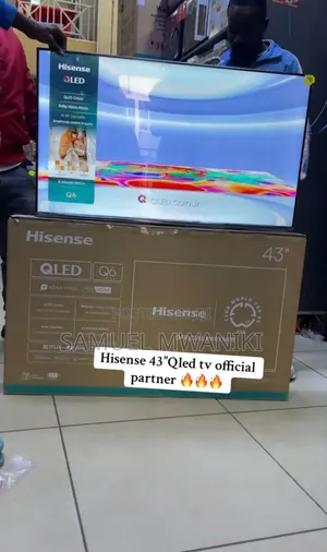 Hisense 43" Qled Uhd Smart Tv Hdr10+ Dolby Vision