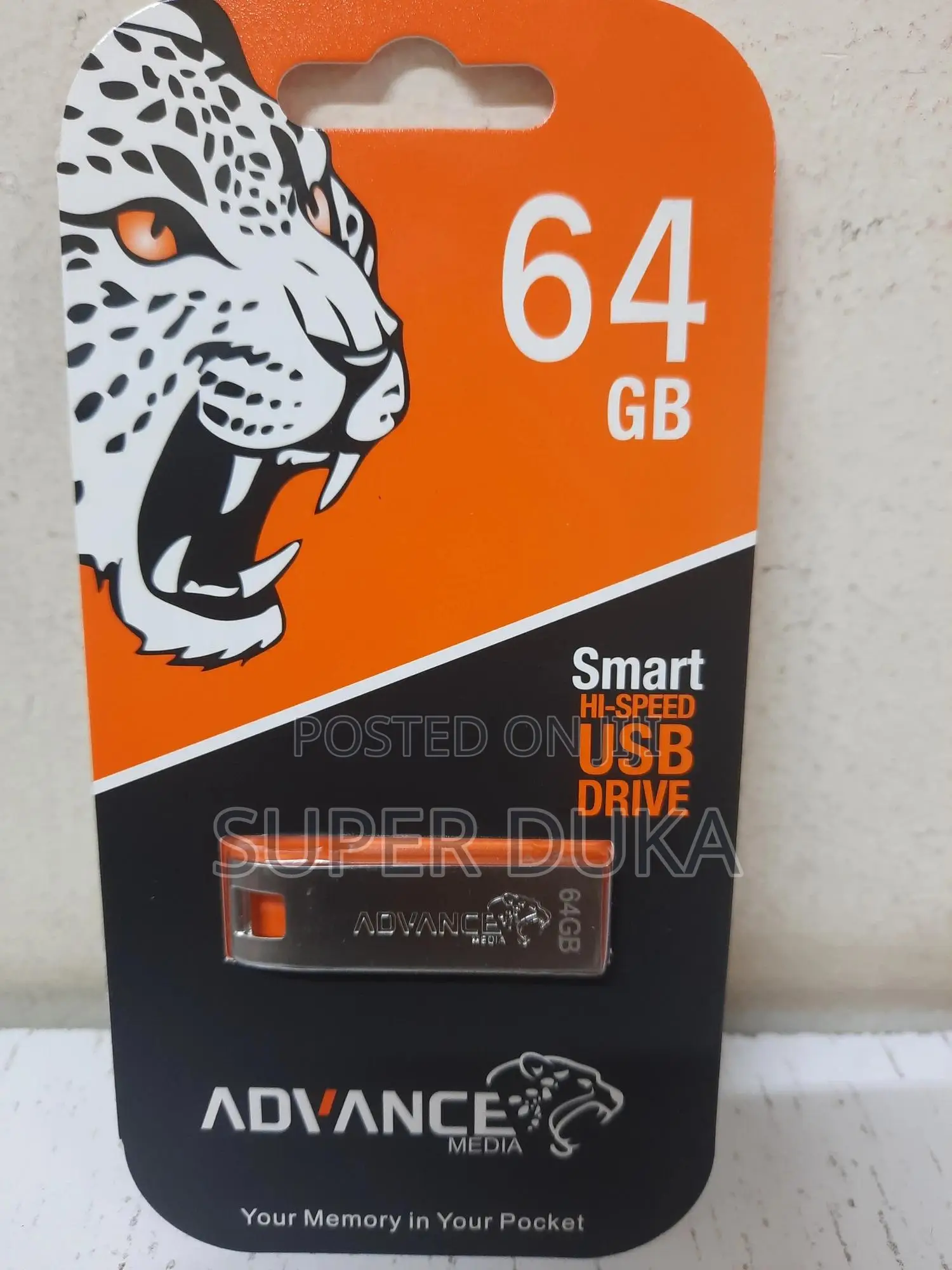 Usb Drive. 64 Gb Flash Disc.Metallic Advance Smart Hi-Speed
