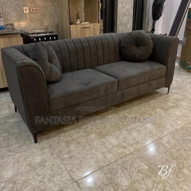 Dark Grey Sofa - 3 Seater - main view
