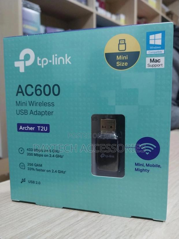 Tp-Link Ac600 Archer T2u Mini Wireless Usb Wi-Fi Dongle - thumbnail 2