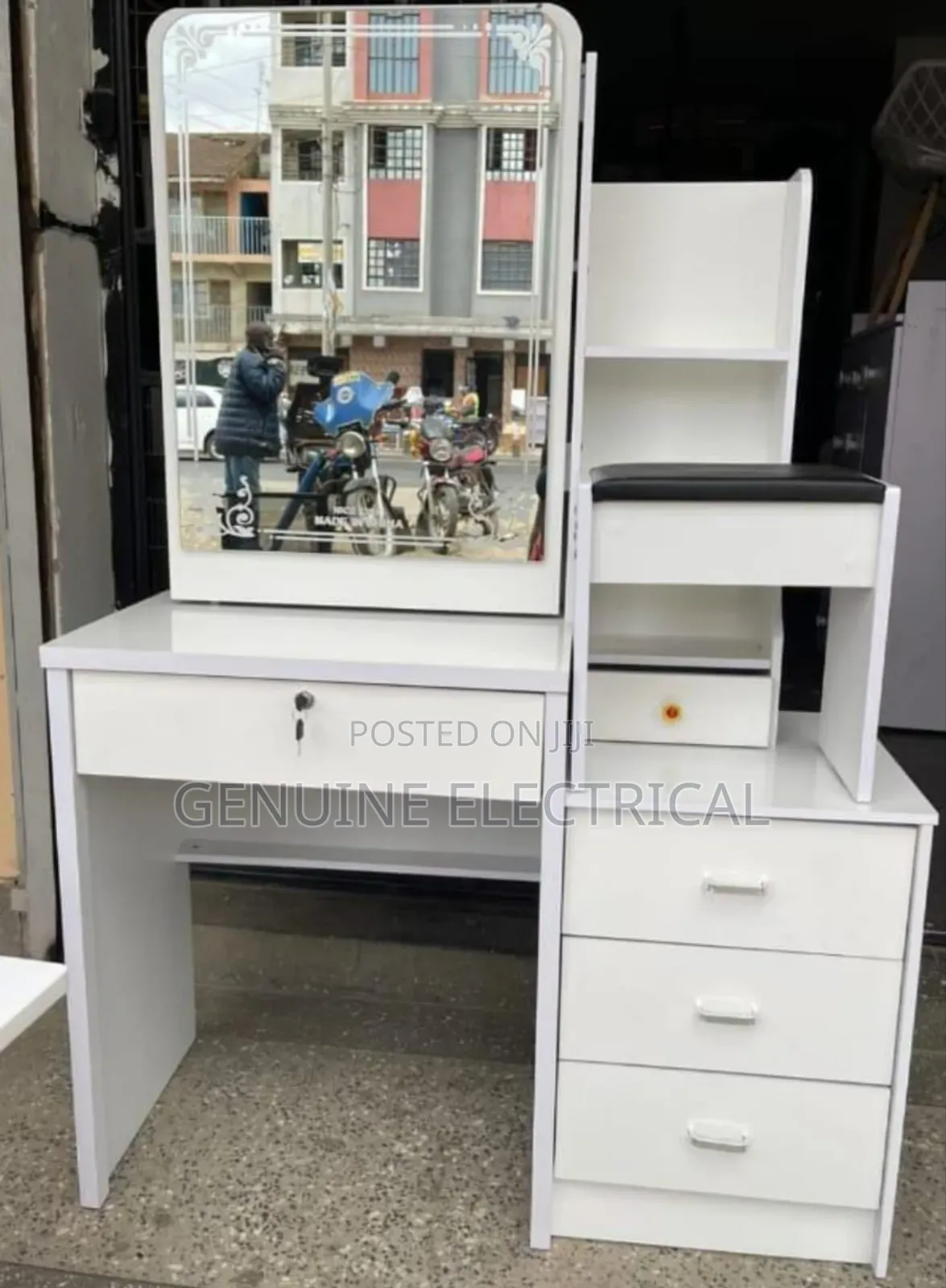 Dressing Mirror With Sliding Mirror