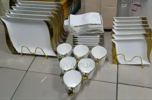 Wavy Gold Unique Dinner Set* 30 PCS Set