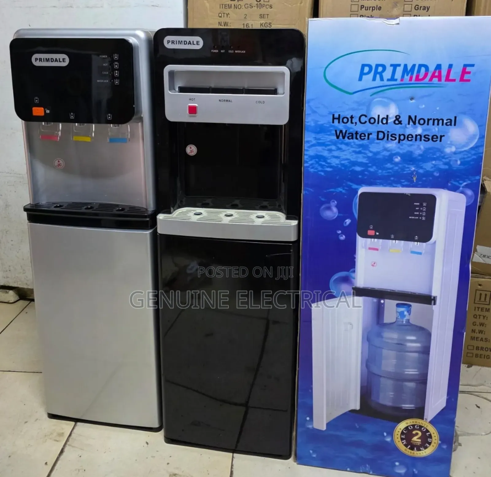 New Primdale 3 Taps Water Dispenser
