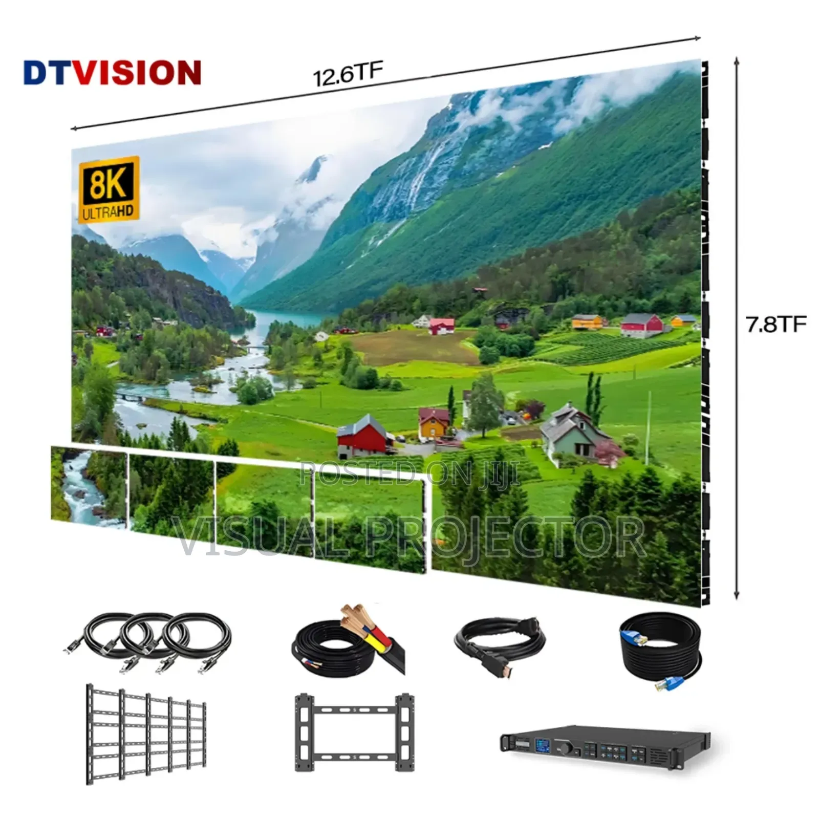 Video Wall Display 110 " Screen 8ft 4ft