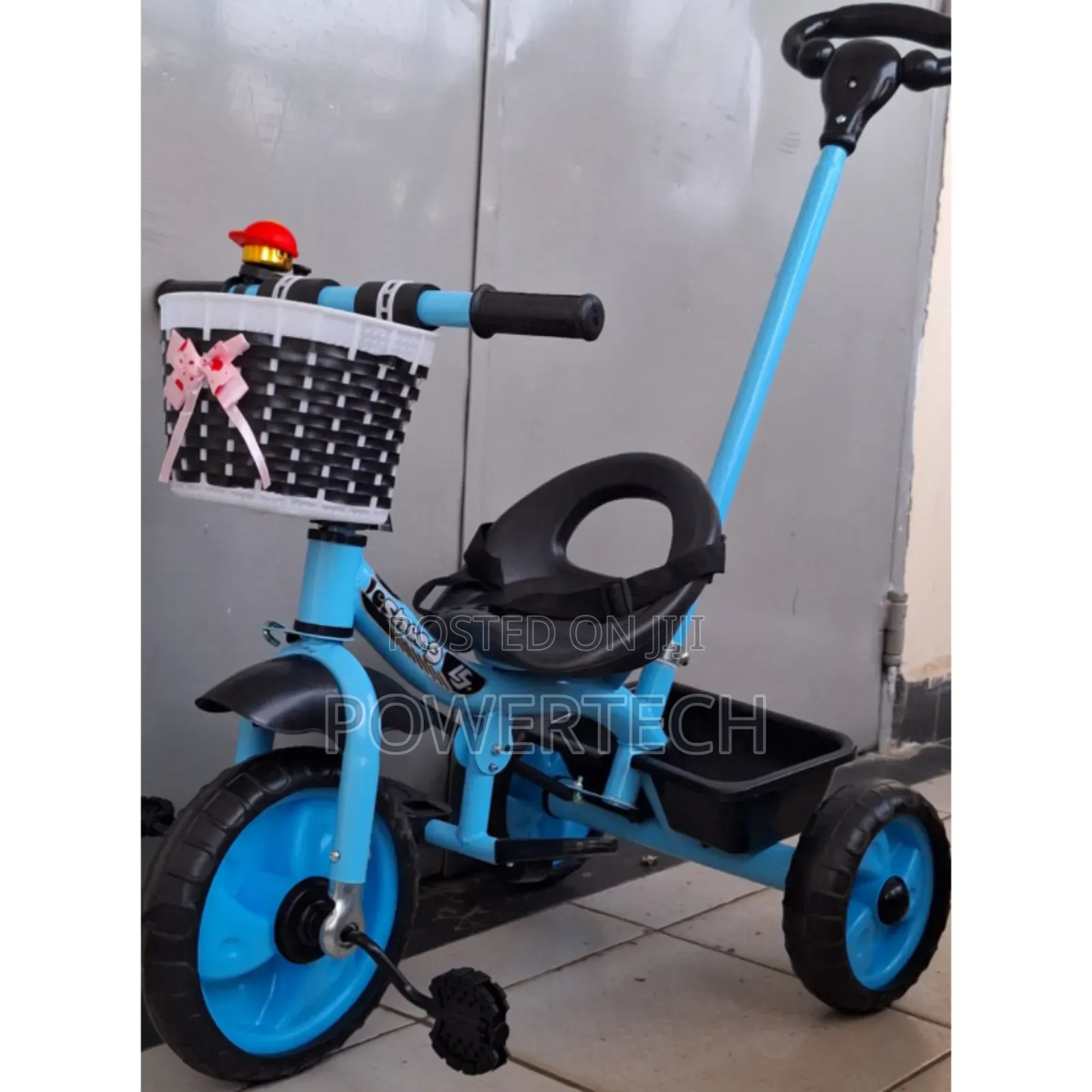 Tricycle With Push Handle