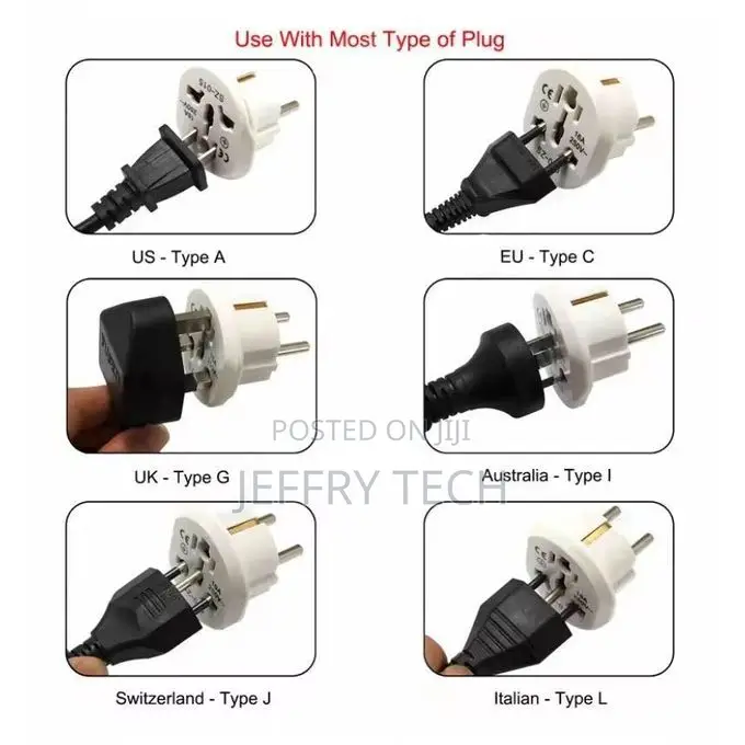 Universal Eu Plug European Travel Wall Power Adapter Outlet