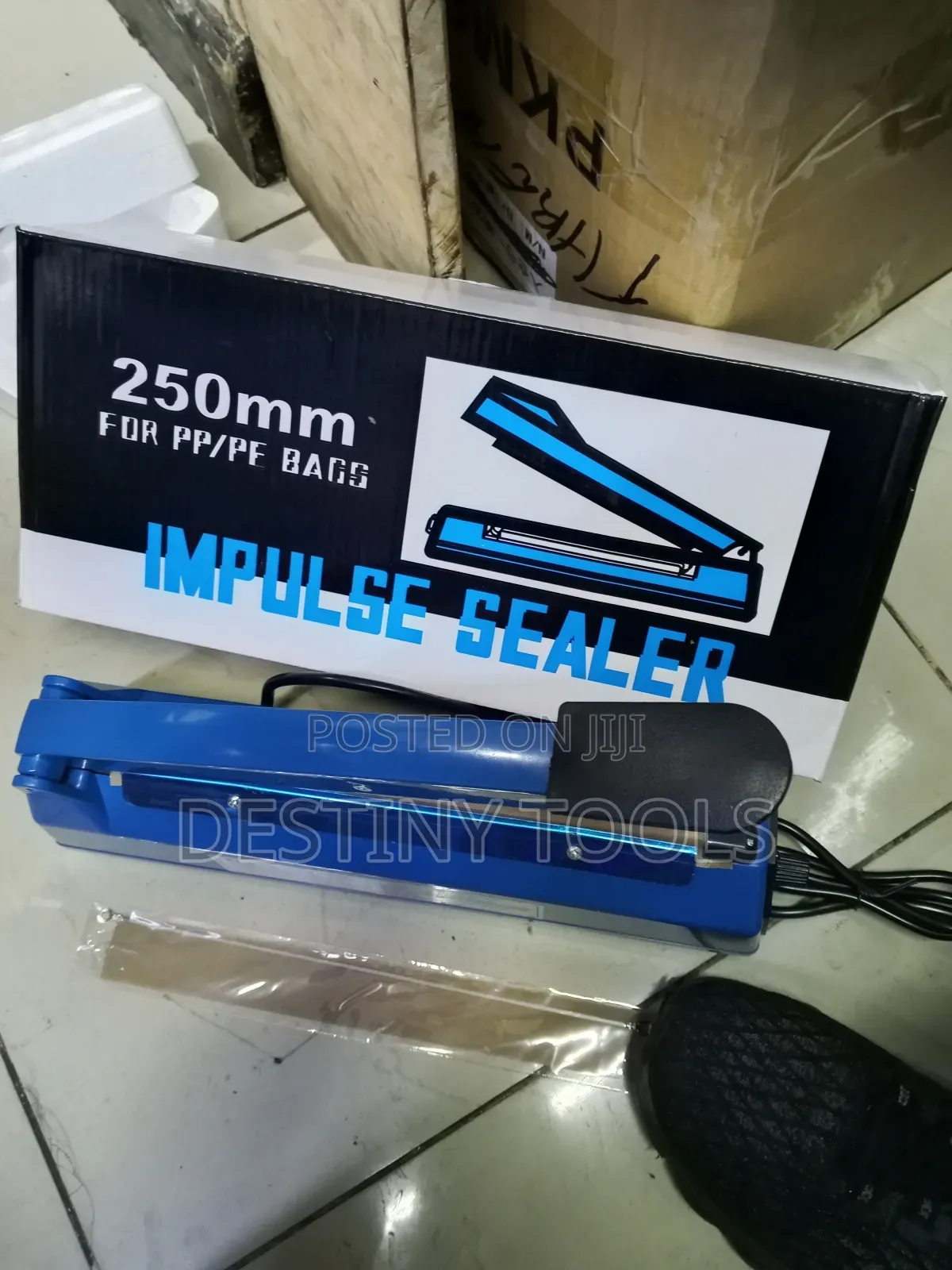 Impulse Sealer 250mm Plastic