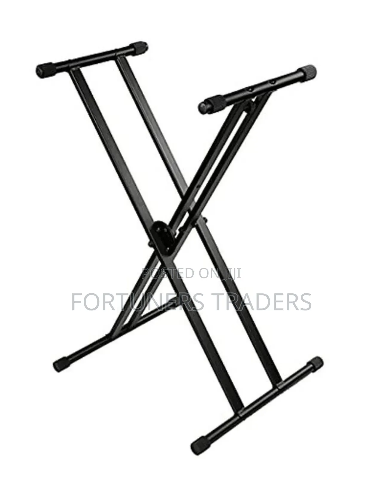 Adjustable Heavy-Duty X-Style Piano Stand With Locking Straps
