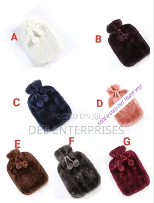 Hot Water Bottles.Comes With Faux Fleece Cover