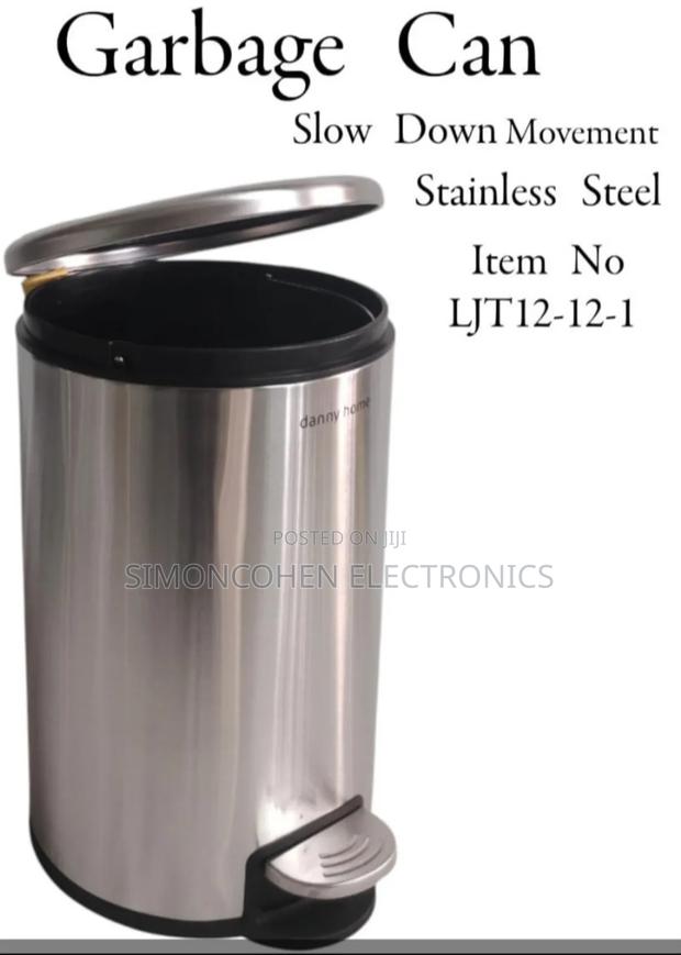 12l Stainless Steel Garbage Can - main view