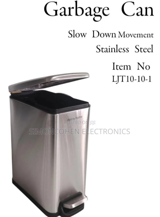 10 Litres Stainless Steel Dustbin - main view