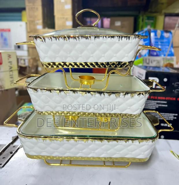 3 PCS Chaffing Dishes